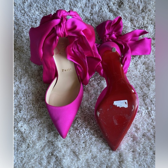 CHRISTIAN LOUBOUTIN
Douce du Desert 100 Satin Rose Pump 39 - Picture 10 of 10